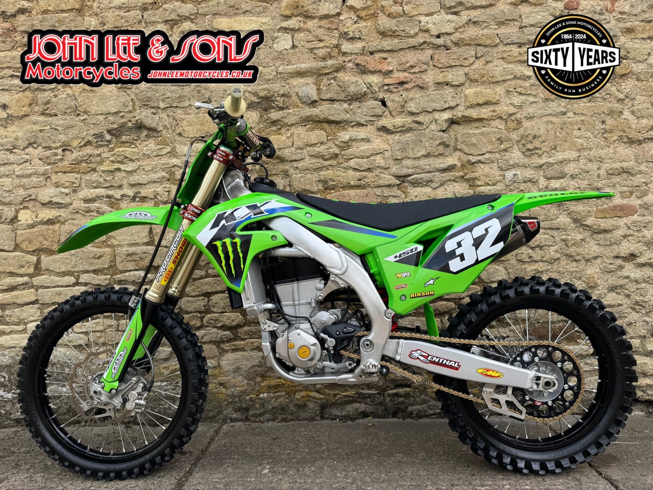 Kawasaki KX450F, 2021 Model, 22 Genuine Hours, MINT Condition & Trick Parts