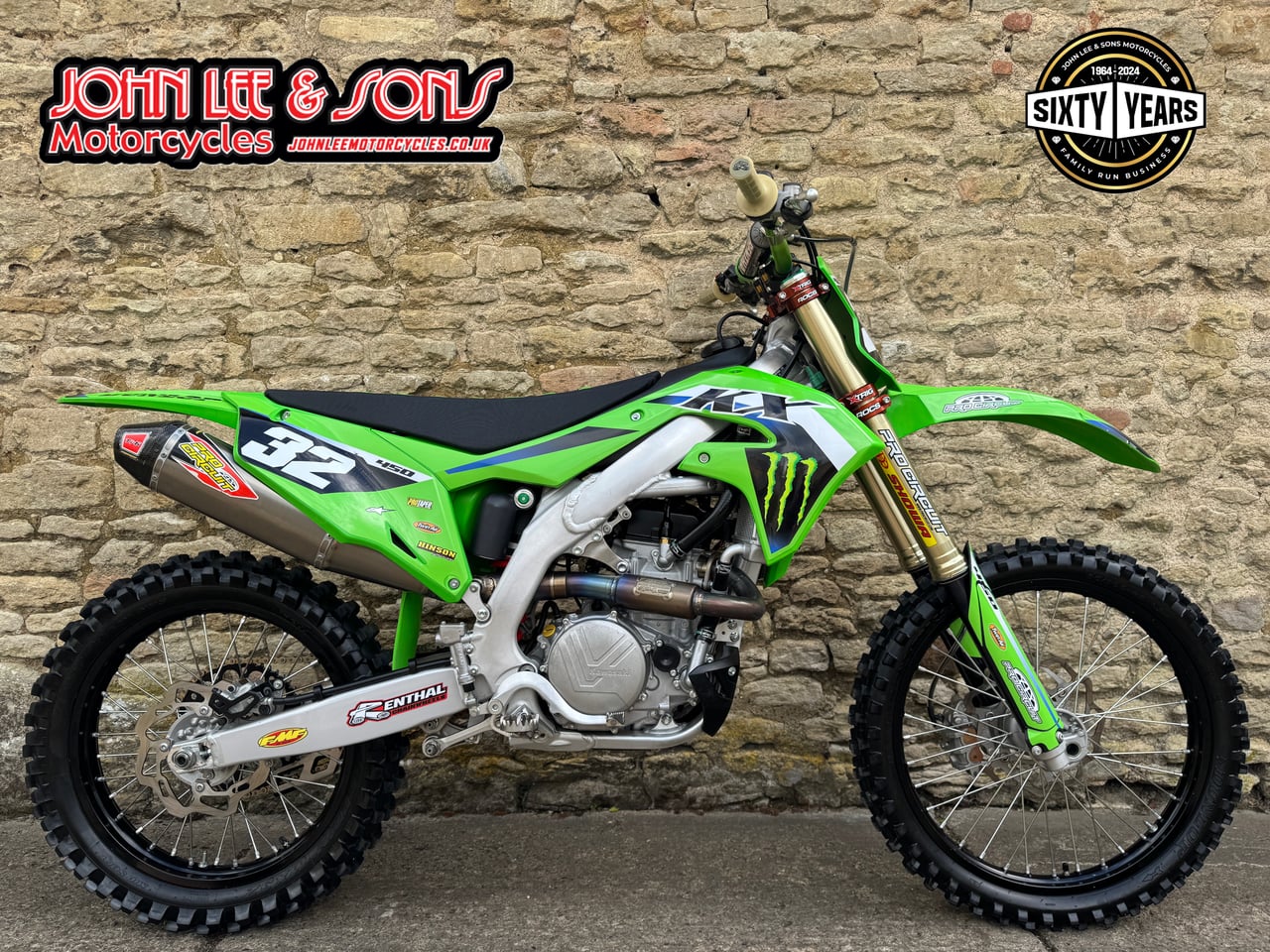 Kawasaki KX450F, 2021 Model, 22 Genuine Hours, MINT Condition & Trick Parts