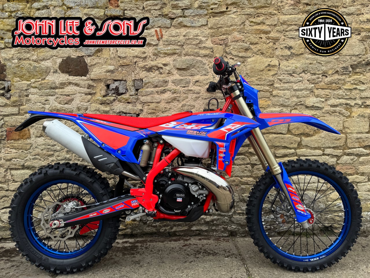 Beta RR300 2T Racing, New 2026 Model, Michelins & Blue Wheels, In Stock